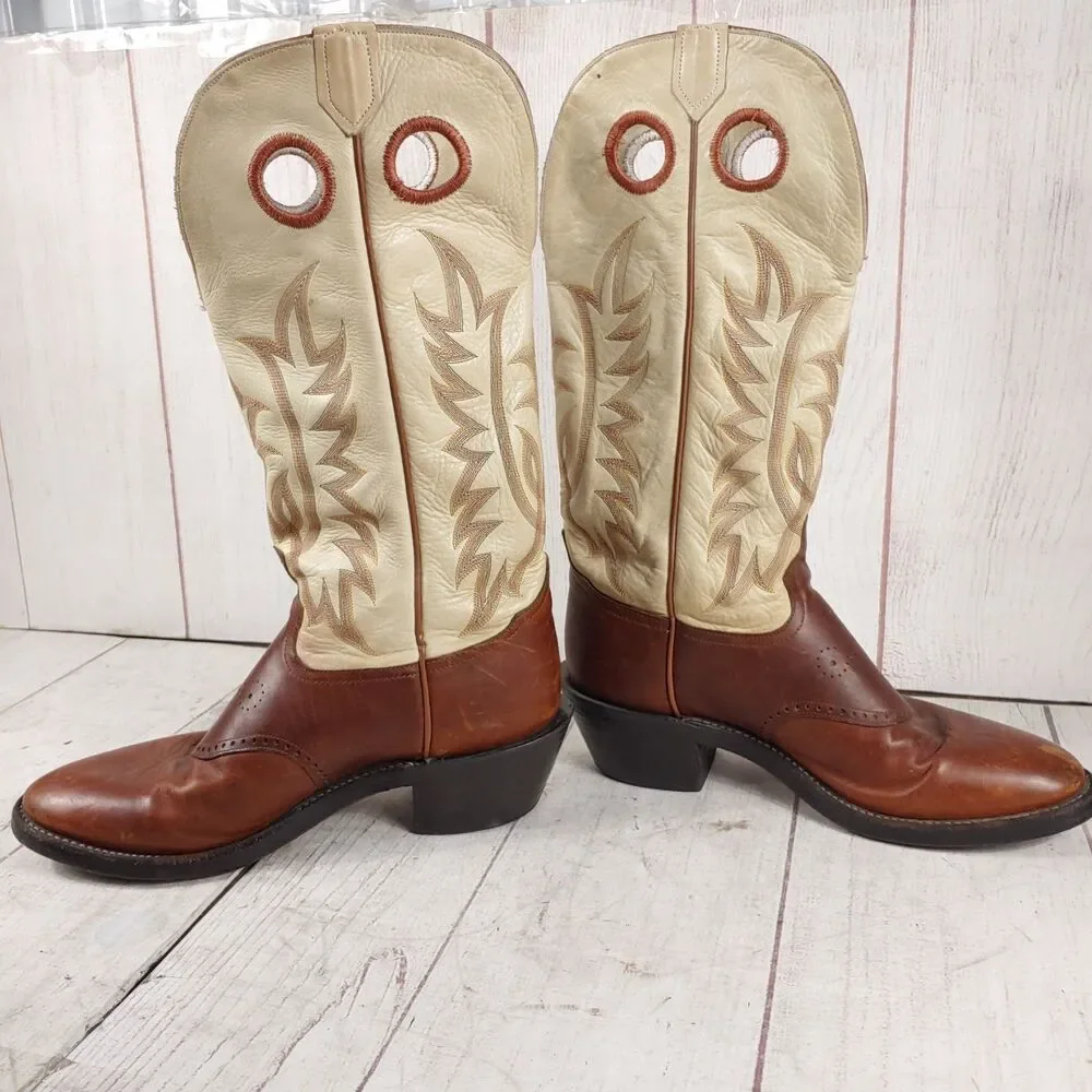 Tony Lama Sunset Renegade 4830 - Men's SIZE 11D - Buckaroo LEATHER Cowboy Boots